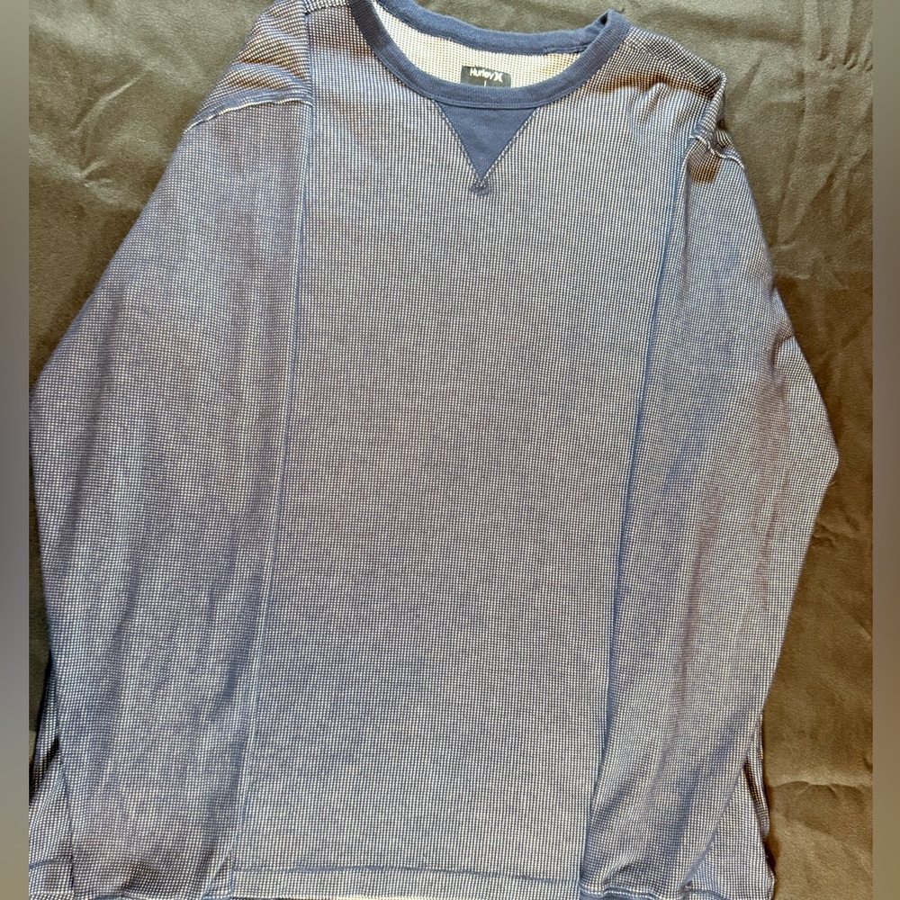 Hurley Nike Dri Fit‎ Pullover Sweatshirt Men’s Blue Size Large